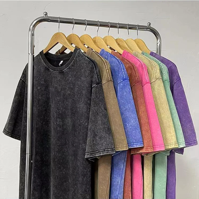 Lee más sobre el artículo 2025 ropa de calle, camisetas Vintage lavadas, camiseta Retro Punk d
