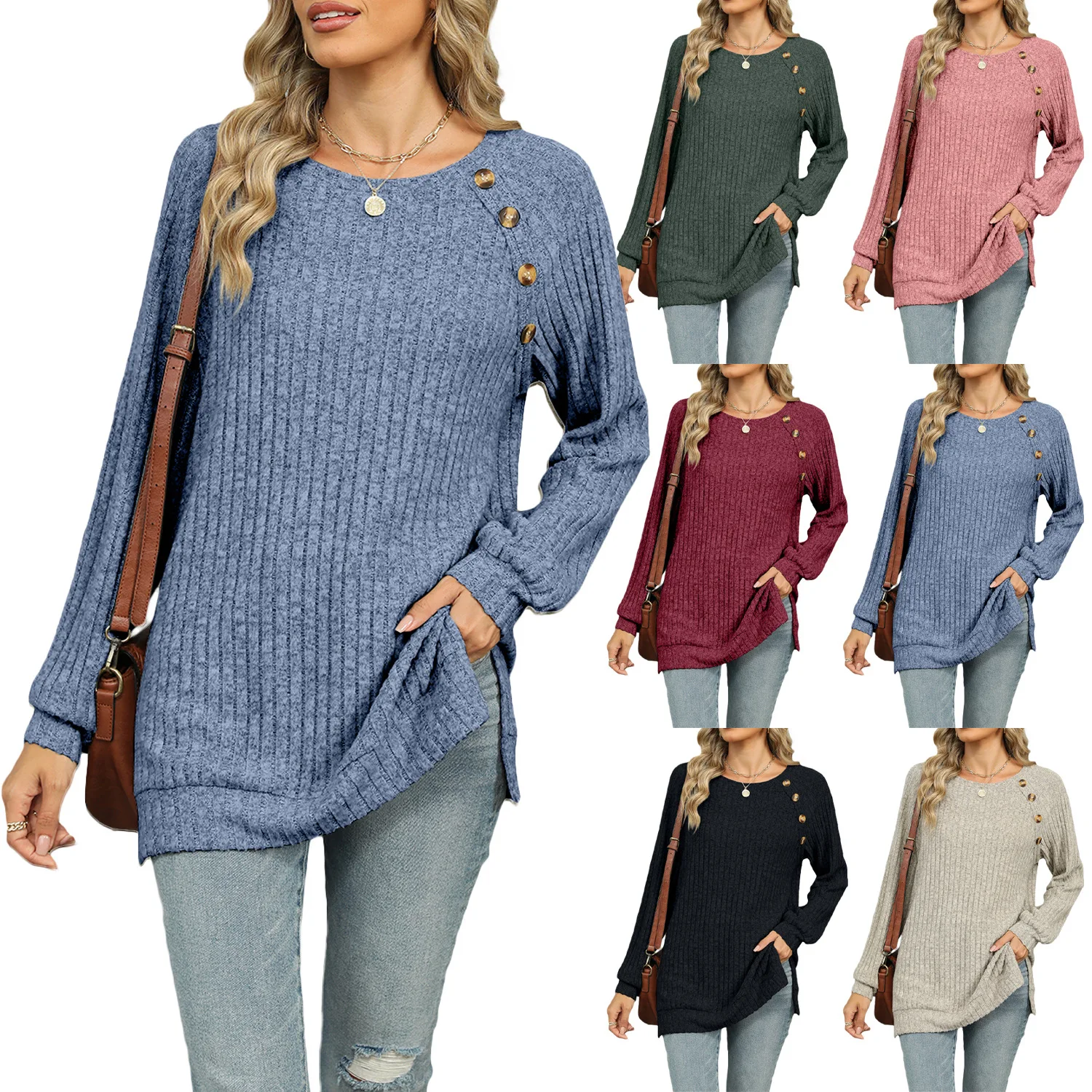 Lee más sobre el artículo Camisas para mujer, camisetas informales, camisetas con cuello redon