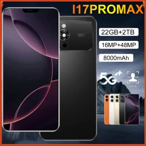Lee más sobre el artículo 2026 nuevo Ai 17 Pro Max Smartphone 5G 7.3HD 22G + 2TB tarjeta Dual