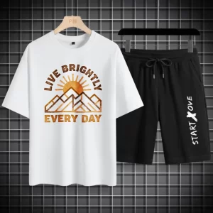 Lee más sobre el artículo Conjuntos de camisetas para hombre, traje para hombre, conjunto de r