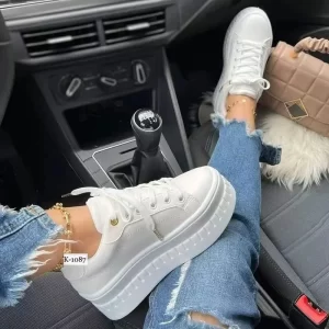 Lee más sobre el artículo Zapatos vulcanizados informales a la moda para Mujer, zapatos para c