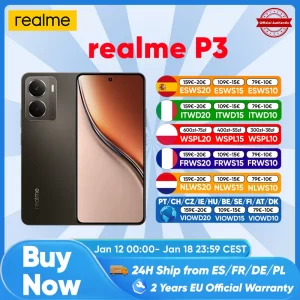 Lee más sobre el artículo realme P3 5G Smartphone Android AI Snapdragon 6 Gen 4 6.67» 120Hz A