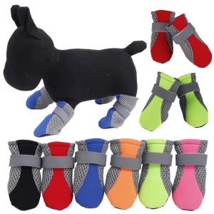 Lee más sobre el artículo Zapatos Para Perros y cachorros, Botas de lluvia de fondo suave Para