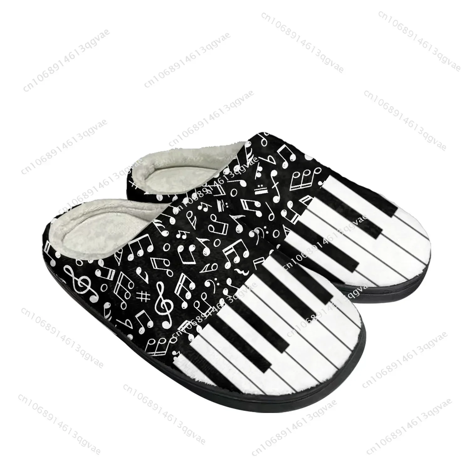 Lee más sobre el artículo Notas musicales, patrón de dibujos animados, zapatillas personalizad