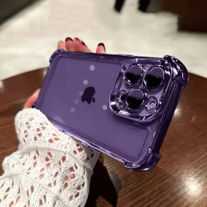 Lee más sobre el artículo Funda de teléfono transparente a prueba de golpes con revestimiento