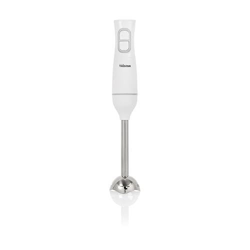 ¡GRAN PRECIO! Tristar batidora de mano, batidora de mano con pie de acero inoxidable, función pulso y turbo, forma ergonómica, blanca, MX-4880 al mejor precio