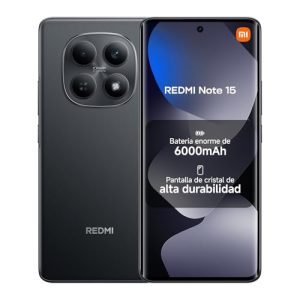 PROMOCIÓN: XIAOMI REDMI Note 15 – Smartphone de 8+256GB, Pantalla AMOLED FHD+ de 6,77″, Helio G100-Ultra, cámara de 108MP, 6000 mAh, , Negro | Oferta Amazon