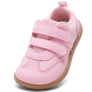 PROMOCIÓN: STQ KIDS Zapatillas Deportivas Niña Barefoot Calzado Respetuoso Bebe Non-Slip Primeros Pasos Lindos Running para Interior y Exterior Rosa 24 EU rebajado hoy
