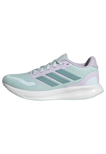 adidas Unisex niños RUNFALCON 5 Shoes Junior, halo Mint/Mint Ton/Ice Lavender, 38 EU