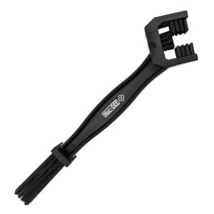 Muc-Off Cepillo para Cadena de Moto – Cepillos Limpiadores de Motos con Mango Ergonómico y Duraderas Cerdas de Nailon – Óptimo para Cadenas y Engranajes