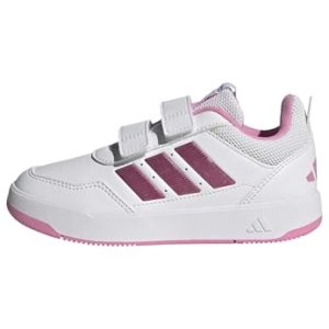 OFERTA: adidas Unisex niños TENSAUR Sport 3.0 Hook and Loop Shoes Kids, FTWR White/Bliss Pink/Grey Two, 29 EU