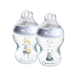 ¡GRAN PRECIO! Tommee Tippee Biberones, biberón anticólicos Natural Start, 260 ml, con tetina anatómica para un agarre natural, válvula anticólicos, azul, pack de 2 | Oferta Amazon