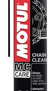 PROMOCIÓN: Motul Limpiador de Cadenas de Moto en Spray, Desengrasante Extremo para Motos de Carretera y Todoterreno, Compatible con O-RING, X-RING y Z-RING, Evaporación muy Rápida, MC Care Chain Clean C1, 400 ml | Oferta Amazon