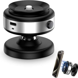 TOP VENTAS: Jemey Soporte Magnético para Teléfono, Soporte Adsorción de Espejo de Vidrio Vacío para Coche, Imán Fuerte N52, 360° Giratorio Soporte Ventosa Magnético para iPhone, Android y Teléfonos Inteligentes con oferta