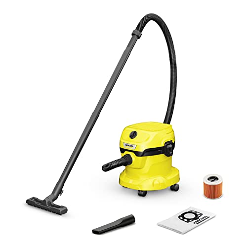 REBAJADO: Kärcher Aspirador en seco y húmedo WD 2 Plus V-12/4/18/C, función soplado, depósito de plástico: 12 l, Manguera aspiración: 1,8 m, Incluye: Filtros y Boquilla para Suelo y Ranuras rebajado hoy