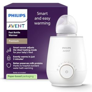 CHOLLO: Philips Avent Premium Calientabiberones rápido- Control de temperatura inteligente, calienta uniformemente sin puntos calientes, sistema al baño maría de calidad hospitalaria, SCF358/00 | Oferta Amazon