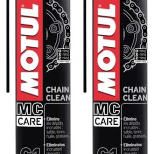 CHOLLO: Motul Limpiador de Cadenas de Moto en Spray, Desengrasante Extremo para Motos de Carretera y Todoterreno, Compatible con O-RING, X-RING y Z-RING, Evaporación muy Rápida, MC Care Chain Clean C1, 400 ml al mejor precio