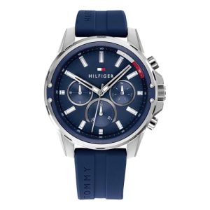 ¡GRAN PRECIO! Tommy Hilfiger Reloj Analógico de Cuarzo Multifunción para Hombre con Correa en Acero Inoxidable o en Silicona rebajado hoy