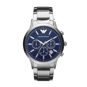 ¡GRAN PRECIO! Emporio Armani Watch For Men, Quartz 3 Sub dial Chronograph Movement and 43mm Case Size with Stainless Steel Strap rebajado hoy
