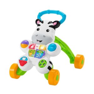 CHOLLO: Fisher-Price Cebra parlanchina primeros pasos, andador correpasillos bebé +6 meses, versión español, embalaje reducido GXC34 | Oferta Amazon