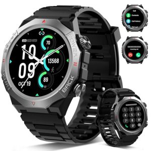¡GRAN PRECIO! Ddidbi Reloj Inteligente Hombre Mujer con Llamadas, 1.39″ Militar Smartwatch con 110+ Modos Deportivos, Monitor de Ritmo Cardíaco y Sueño. Pulsera Actividad IP68 Impermeable para Android iOS en promoción