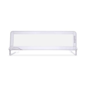 ¡GRAN PRECIO! Asalvo Barrera de Cama 2 en 1 de 150 cm para Niño – Abatible con Correas Ajustables + Apta para Cama Nido + Instalación Fácil y Lavado Sencillo – Protección Segura y Estable – Blanco con descuento