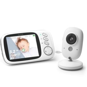 PROMOCIÓN: GHB Camara Vigilancia Bebe Vigilabebes con Camara con Pantalla 3.2″ HD Vigilabebes VOX, Visión Nocturna, Despertador, Comunicación Bidirecciona Escucha Bebes rebajado hoy