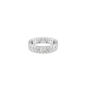 DESCUENTO: Swarovski Anillo Matrix, Talla baguette, Blanco, Baño de rodio, 50 en promoción