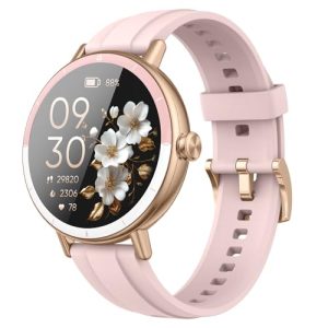TOP VENTAS: Reloj Inteligente Mujer, 1.27″ HD Smartwatch Mujer con Llamadas , 2026 Smart Watch con Pulsómetro/Monitor de Sueño/Podómetro, IP68 Pulsera Actividad con 110+ Modos Deportivos para Android iOS | Oferta Amazon