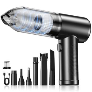 DESCUENTO: Miecgth 2026 Aspiradora de Mano,22000PA Aspiradora Mini 4 en 1 Sin Cable, Autovaciado con un Solo Botón y, 3 Niveles de Succión Motor sin Escobillas, para el/HogarPelos/Animales/Cocina rebajado hoy