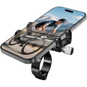 TOP VENTAS: Yeeloca Soporte Movil Bicicleta de Aleación de Aluminio, Soporte Movil Moto Anti Vibración, Accesorios Bicicleta Montaña Compatibles con iPhone, Motorola, Xiaomi, Samsung, Huawei y Otros Dispositivos en promoción