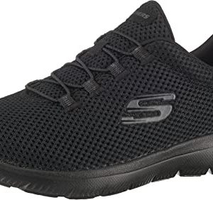 TOP VENTAS: Skechers Mujer Summits 12985 Zapatillas, Black Mesh/ Trim, 40 EU