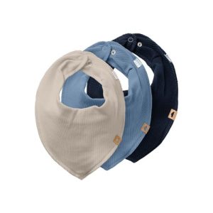 ¡GRAN PRECIO! NAME IT NBNYVETTI 3P SCARF BIB NOOS, baberos bebe, Dark Sapphire/Pack:w. Coronet Blue + Pure Cashmere, One Size | Oferta Amazon