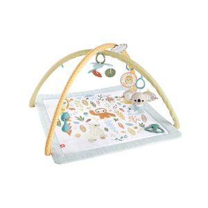 TOP VENTAS: Fisher-Price Sensimals Gimnasio infantil Simply Senses Alfombra de actividades con juguetes sensoriales para bebé recién nacido