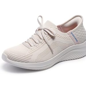 TOP VENTAS: Skechers Ultra Flex 3.0 Brilliant Path, Zapatillas Mujer, Natural Knit Periwinkle Trim, 39 EU al mejor precio