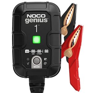 REBAJADO: NOCO GENIUS1: Cargador Inteligente de baterías 1A 6V/12V – Mantenedor automático y desulfatador – Protección contra sobrecarga y compensación térmica – para baterías de Plomo y Litio | Oferta Amazon
