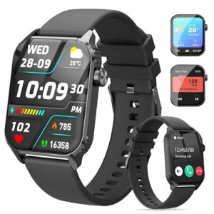 ¡GRAN PRECIO! TRAUSI Relojes Inteligentes para Mujeres Hombres, Reloj Inteligente HD de 1,83″ con 120 Modos Deportivos, IP67 Impermeable, Llamada y Control de música; Monitor de frecuencia | Oferta Amazon