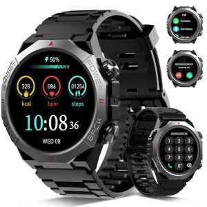 CHOLLO: Reloj Inteligente Hombre Mujer, 1,39″ Militar Smartwatch con Llamada, Smart Watch con 110+ Modos Deportes, Impermeable IP68 Pulsera Actividad con Podómetro/Monitoreo de Sueño/Pulsómetro al mejor precio