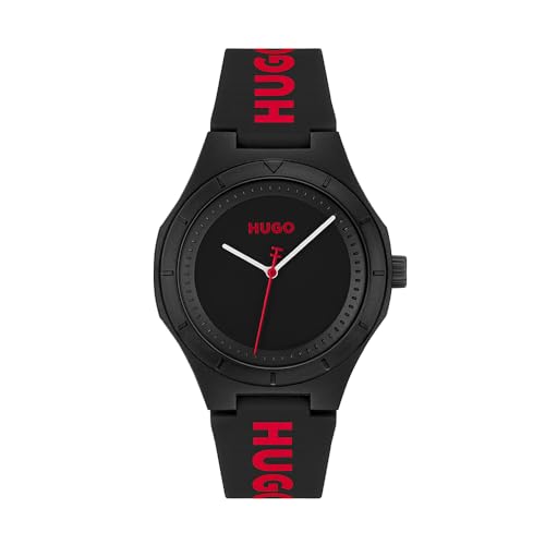 TOP VENTAS: HUGO Reloj Analógico de Cuarzo para Hombre Colección #Lit FOR Him con Correa de Silicona con Correa de Silicona - 1530343 con oferta