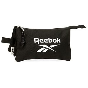 PROMOCIÓN: Reebok Boston Estuche Triple Negro 22x12x5 cms Poliéster | Oferta Amazon