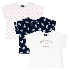 Chicco, Camiseta Niña, Conjunto de 3 Camisetas de Manga Corta, 100% Algodón, Ideales para Primavera y Verano, Ropa Niñas, Designed in Italy al mejor precio