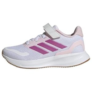 OFERTA: adidas Unisex niños RUNFALCON 5 Shoes Kids, FTWR White/Clear pink/GUM10, 28 EU con oferta