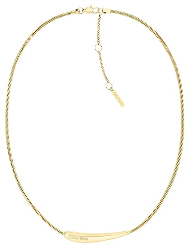 PROMOCIÓN: Calvin Klein Collar con Colgante para Mujer Colección ELONGATED DROPS en Oro Amarillo - 35000339 con oferta