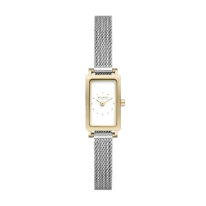 TOP VENTAS: Skagen Reloj Hagen para Mujer, Movimiento de Cuarzo a Dos Agujas con Correa de Acero o Piel con descuento