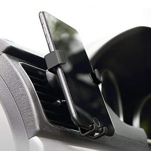 4-OK Soporte Movil Coche, Soporte Telefono Universal para Rejilla de Ventilacion. Ajuste Automatico por Gravedad. Soporte Giratorio de Coche para iPhone, Huawei, Xiaomi, Samsung y mas con descuento