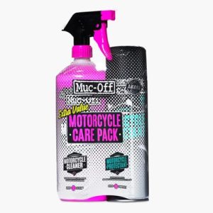 OPORTUNIDAD: Muc-Off Kit Dúo de Cuidados para Moto – Kit de limpieza de Motos – Limpia y Protege tu Moto – Incluye 1 Litro de Limpiador de Motos y 500 Ml de Protector de Moto
