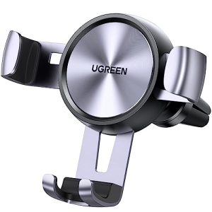 OPORTUNIDAD: UGREEN Soporte Móvil Coche Rejilla, Suporte Telemovel Carro Gravedad Compatible con iPhone 16 15 14 13 Pro MAX, Redmi Xiaomi, Galaxy S24 S23 S22 etc. con oferta