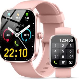 2026 Reloj Inteligente Hombre Mujer, 1.96″ Smartwatch con Llamadas y Whatsapp Notificación, Pulsómetro, IP68 Pulsera Actividad con 100+ Modos Deportivos, Monitor de Sueño para Android iOS | Oferta Amazon