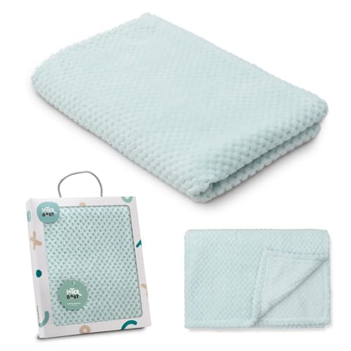 CHOLLO: Interbaby - Manta Bebé Recien Nacido | Extrasuave de Porcorn, Cómoda, Cálida | Manta Meses Bebé 80x110cm, Unisex, Para Cunas, Carritos con descuento