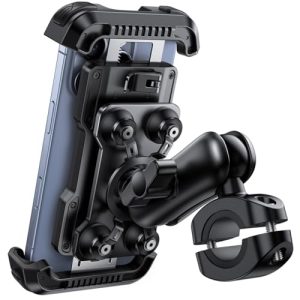 CHOLLO: Lamicall Soporte Móvil Moto – Brazo Extensible Metálico, Soporte Móvil Bicicleta Antirrobo, 2 x 360° Giratorio Soporte de Manillar, para iPhone 17 16 15 y Smartphone de 4,7-6,8″ rebajado hoy